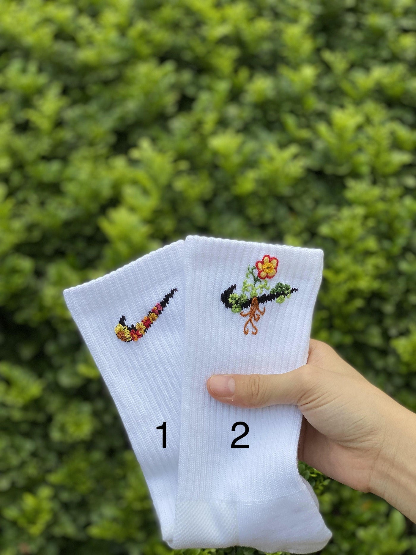 Custom Socks Embroidery