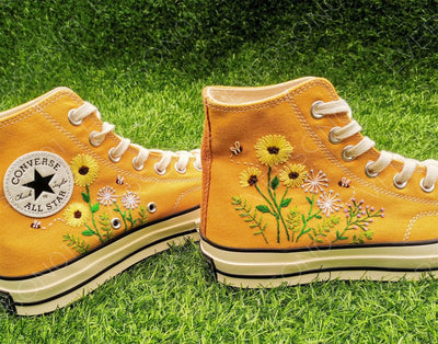 Converse Sunflower Embroidery - ADF28