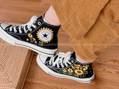 Converse Sunflower Embroidery - ADF6