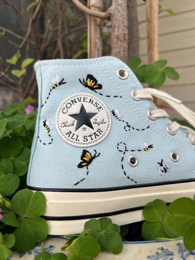 Converse Cute Butterfly Embroidery - ADA6